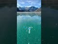Ice screw in perfectly clear ice! #asmr #canada #nature #banff #alberta #outdoors #winter #ice