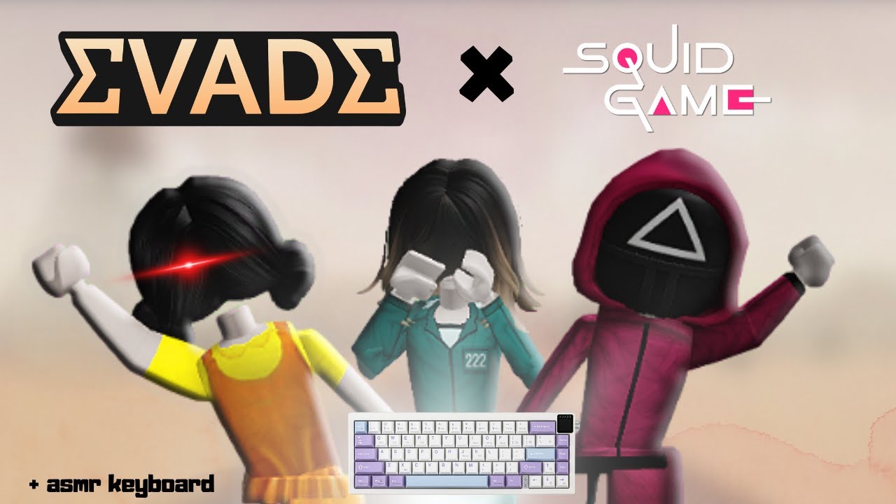 Играем в Evade за персонажей игры Squid