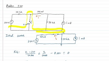 EG1012 Week 12 Video 3 - Finding initial and final values for first order circuits