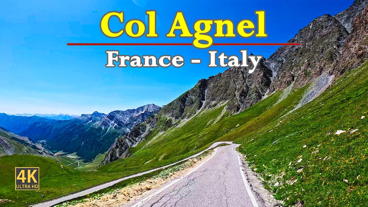 Col Agnel Pass | Breathtaking Alpine Pass Scenic Drive France to Italy ...
