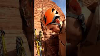 'Man's best friend' - 180ft / 55m sport multipitch in Red Rocks Nevada
