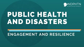 L024 Public Health And Disasters Training