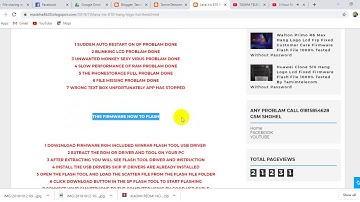 Lava Iris 810 Hang Logo Lcd Fixed Firmware Flash File 1000% Tested By Tamimtelecom Without Password