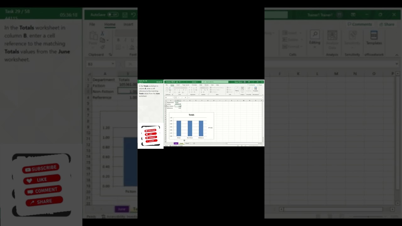 Excel Cell Reference Trick! Link June Data to Totals in Seconds