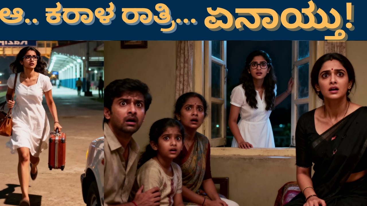 ಆ ಕರಾಳ ರಾತ್ರಿಯಲ್ಲಿ ... ಏನಾಯ್ತು ! | Story Of Father And Daughter | #railwaystationhorrorstory |