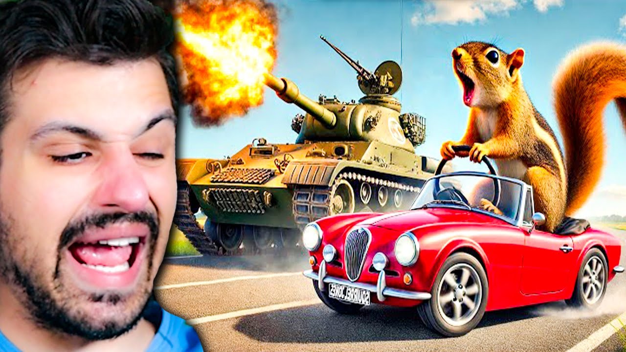 Ο Σκίουρος με το ΟΠΛΟ εναντίον TANK!