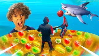 Use only fruits and vegetables to win in Fortnite Season 3. screenshot 1