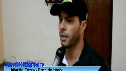 Tenis: Martn Cozza de la Escuela Play Tennis.