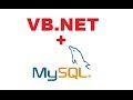 MySQL VB.NET Tutorial 1 : Getting Started and Mysql database Connection