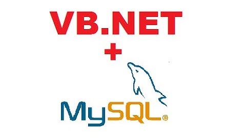MySQL VB.NET Tutorial 1 : Getting Started and Mysql database Connection