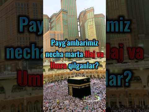 Muhammad alayhissalom nechta
