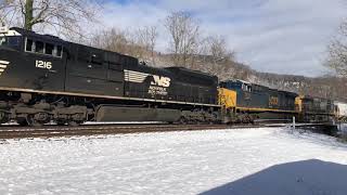 CSX Trails on NS 65D