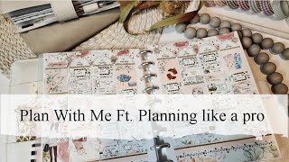 Plan With Me // Ft. Planning Like A Pro