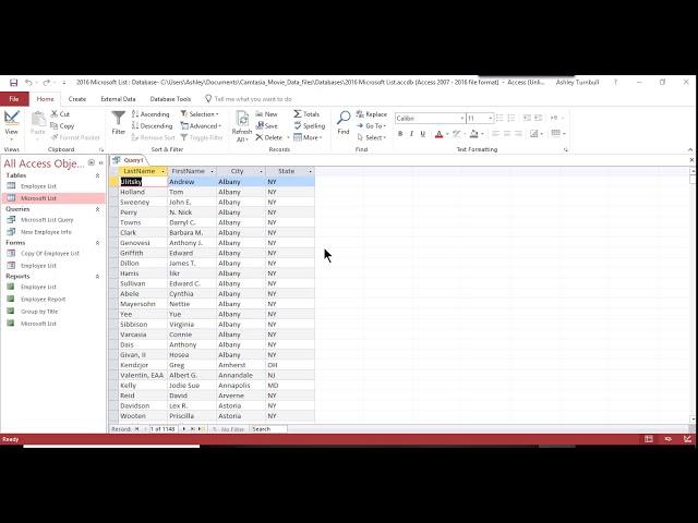 Ashey Access 2016 Sorting Fields In Query   Copy