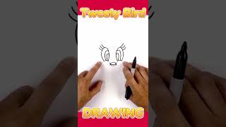How to Draw Tweety Bird | Super Easy