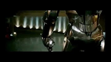 Iron Man Mark II armor assembly scene