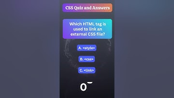 CSS Quiz 2 of 1000 | Cascading Style Sheets Quiz and Answers | Web Development Skills