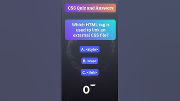 CSS Quiz 2 of 1000 | Cascading Style Sheets Quiz and Answers | Web Development Skills
