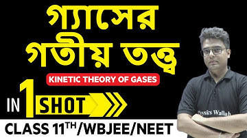 গ্যাসের গতীয় তত্ত্ব in One Shot | Kinetic Theory of Gases in Bangla | Class 11th /WBJEE /NEET