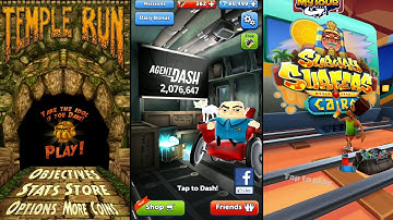 Temple Run Vs Agent Dash Vs Subway Surfers Cairo - Endless Run Gameplay