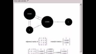 Network Centrality Using Eigenvectors