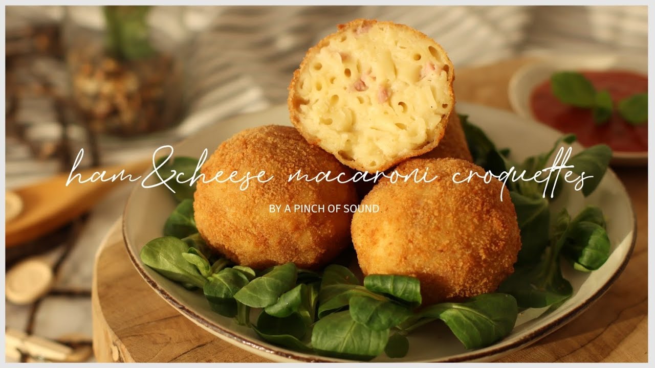 Ham & Cheese Macaroni Croquettes Relaxing Home Cooking YouTube
