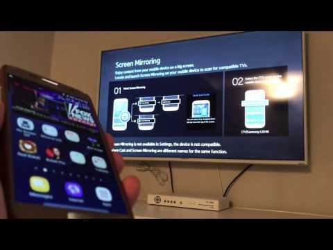 Galaxy S7 Edge How To Screen Mirror Samsung Smart Tv Android Nougat 7