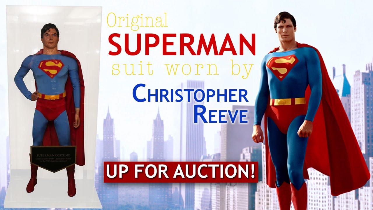 Original Superman Suit Worn by Christopher Reeve up for Auction! YouTube
