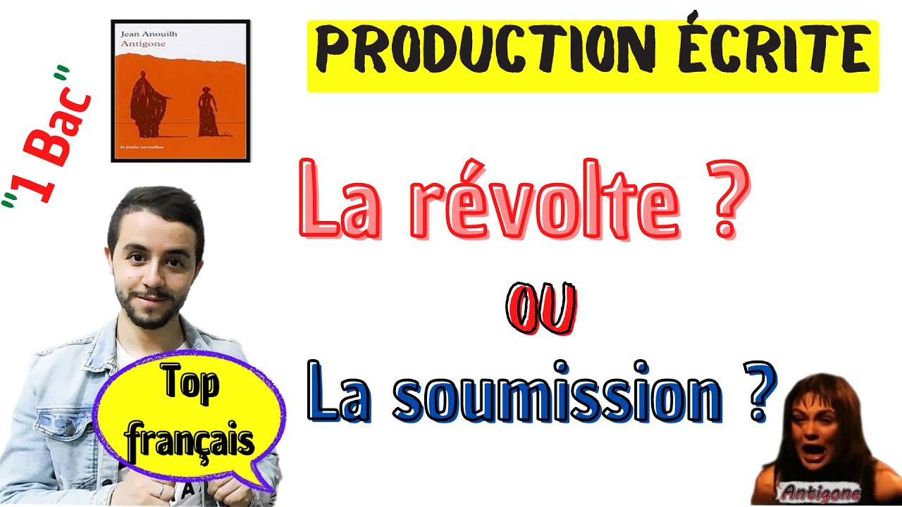 Production écrite (1bac) : la révolte ?