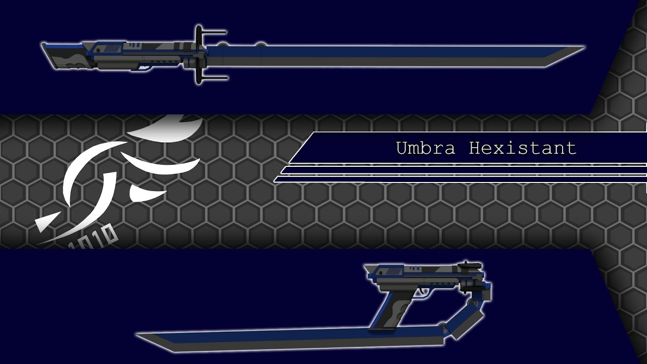 Umbra Hexistant Rwby Oc Weapon Commission Youtube