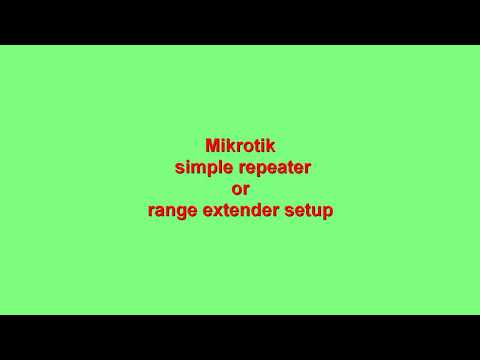 Mikrotik repeater or