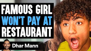 Celebrity Famous Girl WON'T PAY At RESTAURANT, She Lives To Regret It.. 😲 Net Worth
