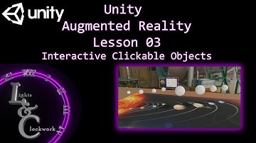 Unity Augmented Reality Tutorial Lesson 03 - Interactive Clickable Objects