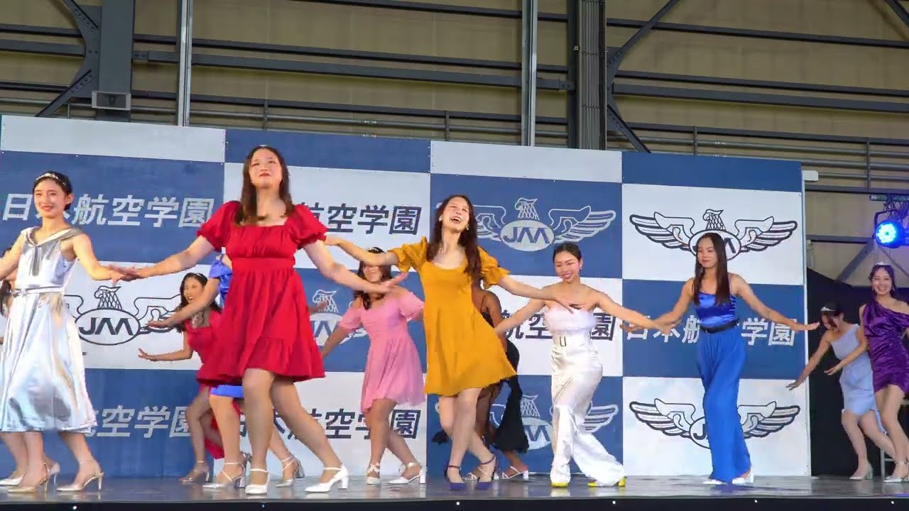 【4K】 日本航空学園 ミスコン2023 (全員でパフォーマンス) @ 航空祭　日本航空学園 石川 2023/10/07