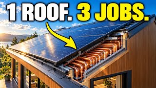 Can One Roof Make Electricity, Hot Water, AND Heat?
