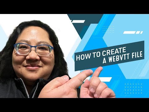 Coding for Beginners: Creating a WebVTT File