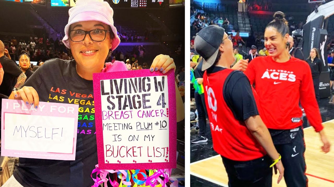 WNBA Star Kelsey Plum Helps Cancer Patient With Bucket List
