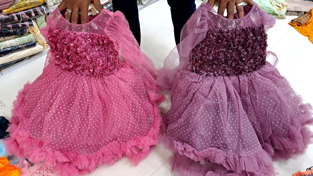 Chickpet Wholesale Kidswear dress Shop Bangalore Vera level Dress