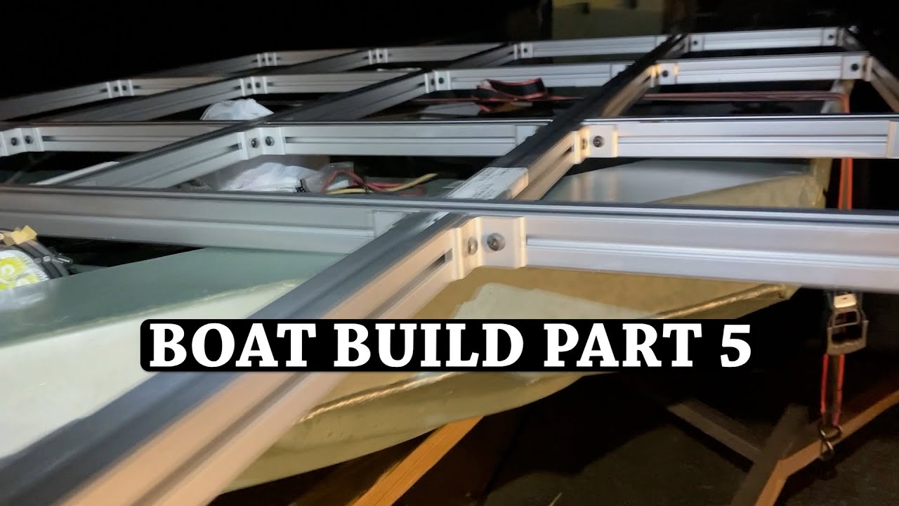 BOWFISHING BUILD PART 5 Building the Deck and Moving the Console YouTube