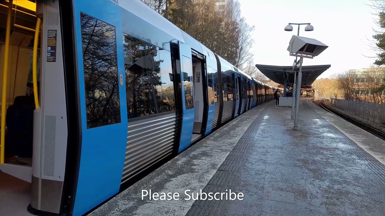 Sweden, Stockholm, Metro Ride Tcentralen to Brommaplan