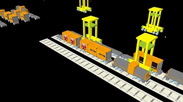 Container terminal simulation