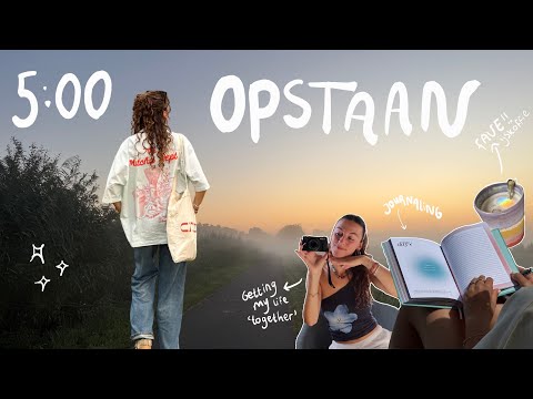 5:00 opstaan: journalen, productieve ochtend, hardlopen & inzichten