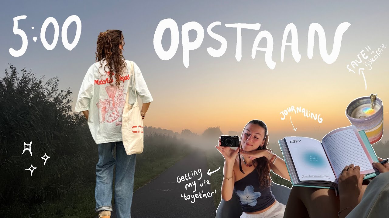 5:00 opstaan: journalen, productieve ochtend, hardlopen & inzichten