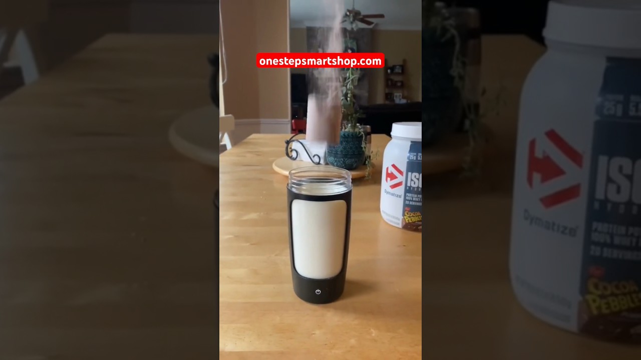 No more clumps in your shakes with our electric shaker bottle 