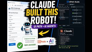 I Let Claude Build a UiPath Robot for RPA Challenge