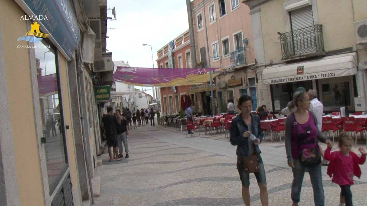 Inauguração da rua Cândido dos Reis em Cacilhas