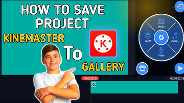 How to export or save my kinemaster video in gallery 2022.