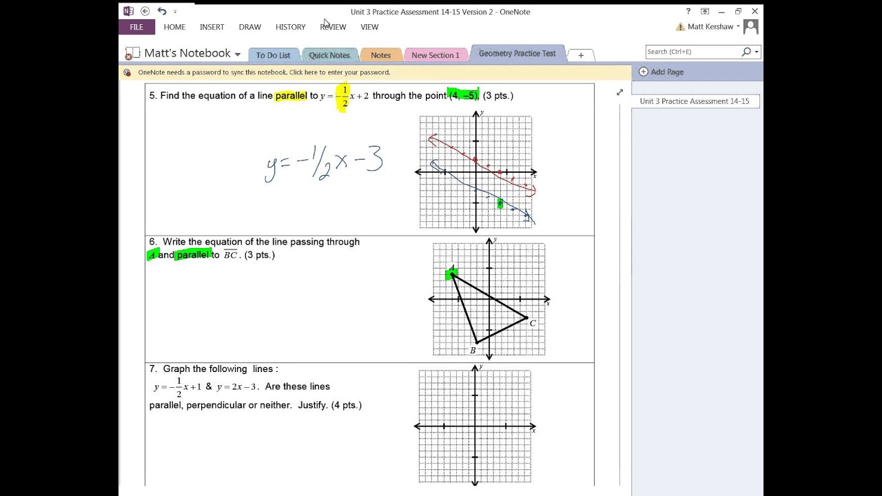 Unit 3 Practice Test #5 and #6 
