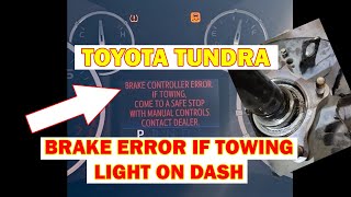 Toyota Tundra- Brake ERROR light on dash. THIS could be your issue! #auto #automotive #mechanic screenshot 4