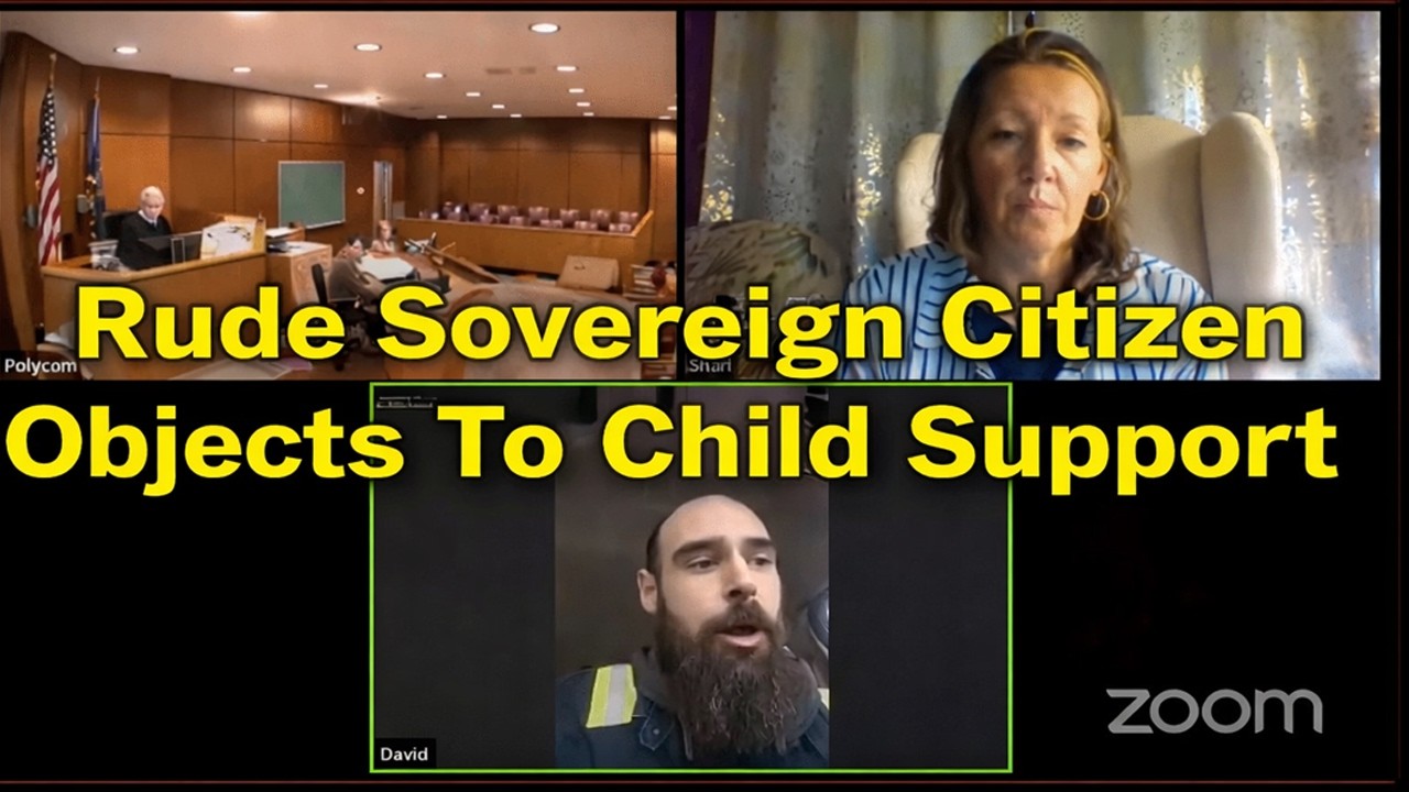 Sovereign Citizen Refuses Child Support — “I Never Contracted With the State!” ⚖️🚫